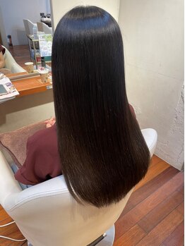 サラ 徳山店(SARA)の写真/【縮毛矯正＆髪質改善特化】乾かすだけでまとまる艶髪へ＊感動の美髪体験を