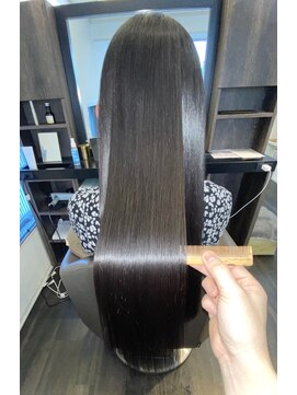 アールサロンプラスキャスパ 自由が丘(Rrsalon+CASPA) 《髪質改善》R.HASエクソソーム水素トリートメント＋カラー