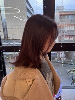 シダ(sida SAIIN)&nbsp;20代30代ピンクラベンダーレイヤーミディアム