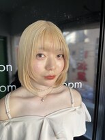 キジ(KIJI)&nbsp;★レイヤーボブ×ミルクティーカラー★