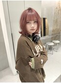 ピンクカラー/くすみピンク/名古屋美容院
