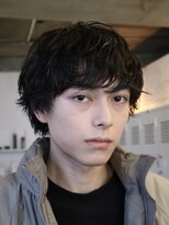 バイフィフス 原宿/表参道(by fifth)&nbsp;原宿ゆるめシャドウパーマメンズマッシュウルフカット10代20代