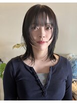 ナループロア ルームー(Nalu pu loa ROOMOO)&nbsp;レイヤーカット/ミディアムレイヤーカット/ミディアムウルフ