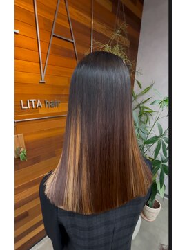 リタ(LITA) 20代30代40代大人気ブリーチ毛でも出来る髪質改善ストレート