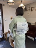 訪問着の着付け