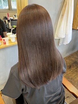 トランク(TRUNK) くすみベージュカラー×艶髪トリートメント