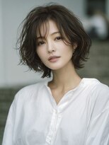 アルトリスト(Altruist Aging×HAIR&SPA) ★ダークアッシュ大人ガーリーボブ着物ミディアムレイヤーカット