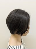 前下がりショートボブ/ ミスティークターコイズ