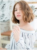 細めハイライトこなれミディアムボブレイヤーh4上尾20代30代40代