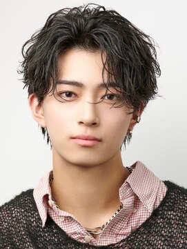 オーシャントーキョー 原宿(OCEAN TOKYO) 波巻きパーマメンズツイストスパイラルパーマセンターパート