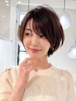 ロンドエニカ 大宮(Lond enika)&nbsp;グランマッシュ/細めハイライト/ショート/白髪ぼかし/前髪☆88