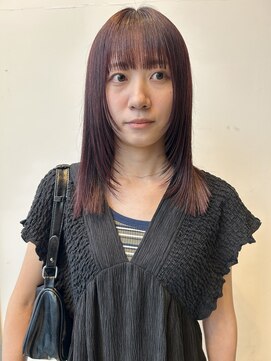 ロックス バイ マグ 松本(rocks BY MAG) チェリーレッド暖色カラーボルドーワインレッド秋カラー