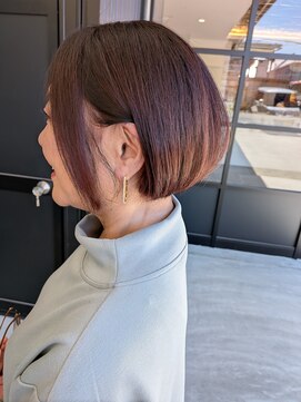 グローリープラス(glory+) アンバーカラー＋ショートボブ