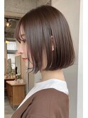 ぱつっとボブ・ショート/前髪あり/絶壁解消/20代/30代/大人
