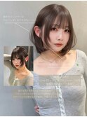 髪質改善/縮毛矯正/ミディアムレイヤー/酸性ストレート/大宮