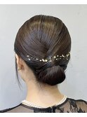 タイトシニヨン　金箔+500～
