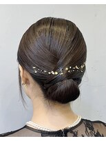 エフェ(effet)&nbsp;タイトシニヨン　金箔+500～