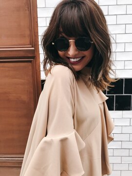 チョビー 銀座(chobii) 桜井コテ巻き風パーマ　毛先パーマ　レイヤー　韓国風巻き