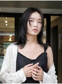 【 松井 隆人 】ミディアムレイヤー 顔周りレイヤー 前髪なし