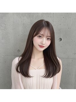 アッシュ 北千住店(Ash)の写真/今までのブローの時間が嘘みたいに短縮!洗いざらしの髪も、手ぐしで乾かすだけの縮毛矯正は試す価値あり◎