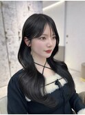 艶くびれヘア×透明感抜群◎地毛風ブルーブラック