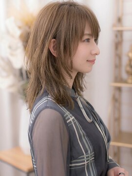 カバーヘア ブリス 北浦和(COVER HAIR bliss) 大人可愛い韓国風ウルフレイヤーくびれミディクラゲヘア20代c9