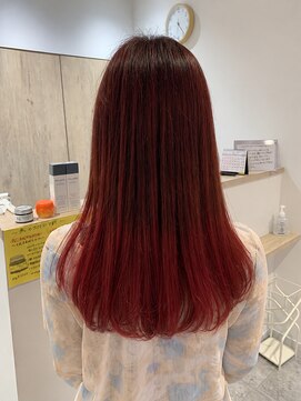 アズールサン 草加西口店(azule-sun) グラデーションカラー,レッド,韓国風カラー【草加】