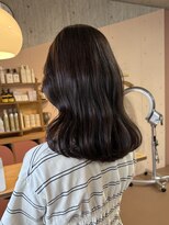 マルソー&nbsp;岡山ブラウンカラー髪質改善トリートメント顔まわりレイヤー