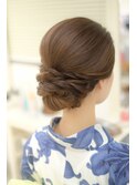 浴衣にぴったりアップスタイル