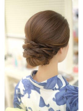 リサ 恵比寿(risa.) 浴衣にぴったりアップスタイル