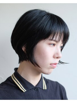 ルプラ ガーデン(le-pla garden) 前下がりショート#黒髪#ショートカット#髪質改善#豊橋#豊川#田原