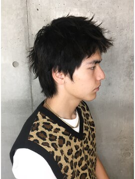 ゼンコー アオヤマ(ZENKO Aoyama) 横顔が素敵に見えるスパイキーツイストパーマ[表参道/青山］