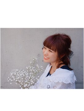 シュクルヘアー(Sucre Hair) カシスブラウン*ぱっつんミディアム