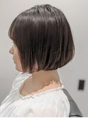 Aラインボブ×フェザーボブ×シースルーバング