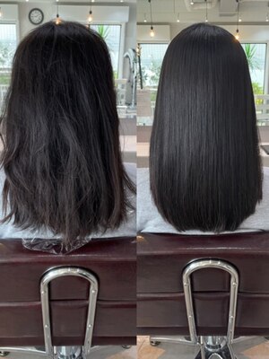 《髪質改善ヘアエステ×オーダーメイド縮毛矯正》マンツーマン施術◎健康で美しい髪本来の状態へ導きます♪