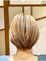 ショートヘアが人気　銀座美容院　髪質改善トリートメント