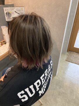 シロトータルデザイン(shiro total design) 暗髪カラー×ユニコーンカラー