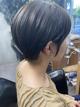 シェル 吉祥寺(shell) 大人可愛い_耳掛けショート_小顔