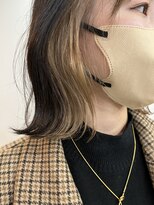 サクラ オモテサンドウ(SAKURA)&nbsp;インナーカラー　イヤリングカラー　ベージュ