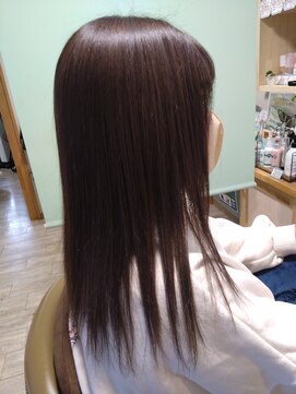 ヘアー ガーデン アンジュ(hair garden Ange) ブルーアッシュストレート