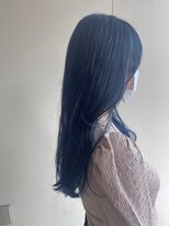 カシェ リタ ヘアー(CACHE'&RITA HAIR)&nbsp;ブリーチなし◯ブルーブラック◯ネイビー◯顔まわりカット