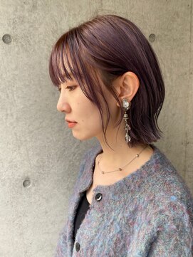 ロンド パルティール 大宮(Lond partir) ラベンダーグレージュ×ボブレイヤースタイル