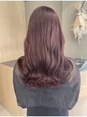 ピンクブラウン/ブリーチなしピンクカラー