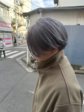 ディシェーレアスト(die-Schere Ast) メンズセンターパート×ハイトーン