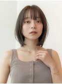 切りっぱなしボブ美髪質改善レイヤーボブナチュラルカラー