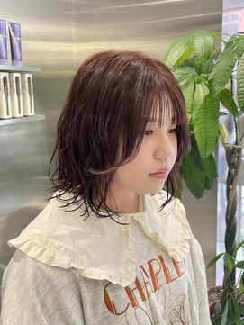 ゼスト 八王子店(ZEST) オレンジブラウン/ブリーチなしダブルカラー【藤野はるひ】