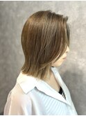 ハイトーン/切りっぱなしボブ