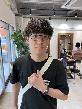 アドア 横浜(ADORE) 【ADORE横浜】波巻きパーマ×刈り上げマッシュ