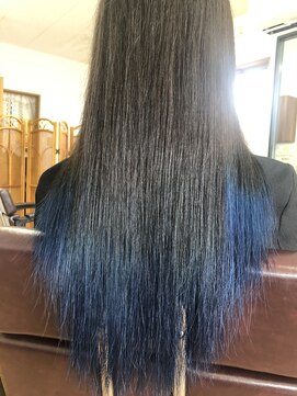 縁 ヴィラロドラカラーを使ったインナーカラー