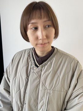ソーソー(SoSo) 《SoSo》透明感カラー×ショートボブ